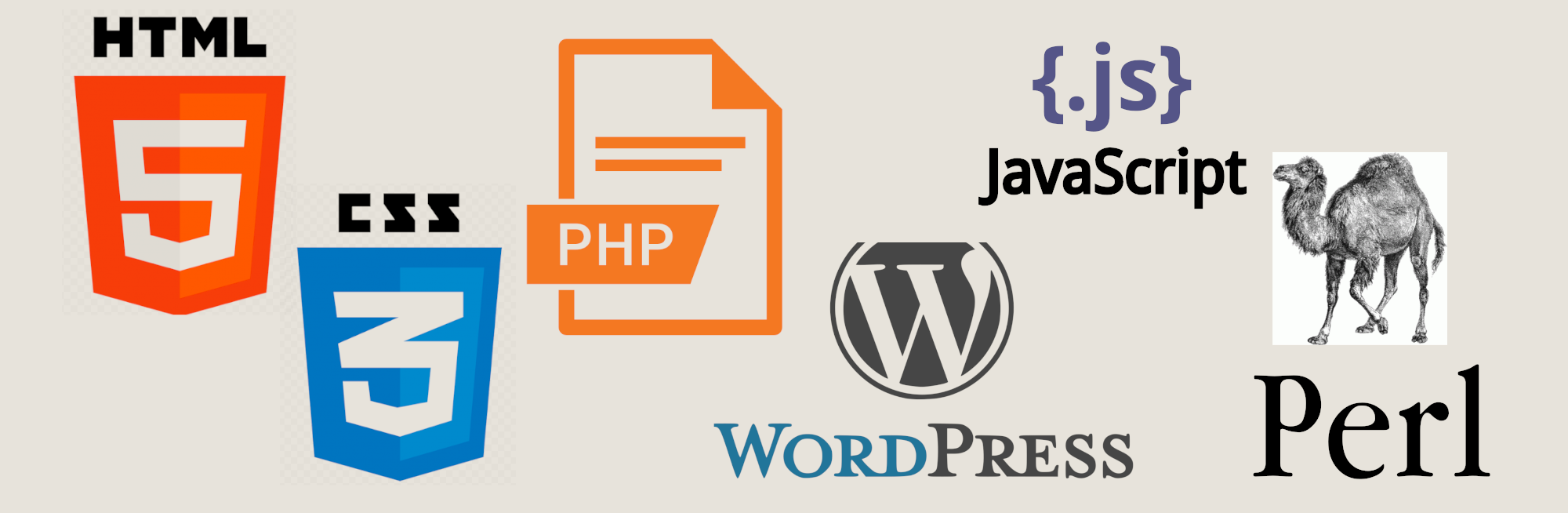 html perl css javaScript wordpress